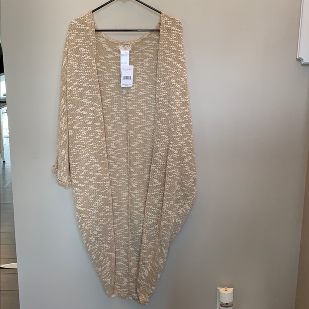 Free People Short Sleeve Tunic Shawl